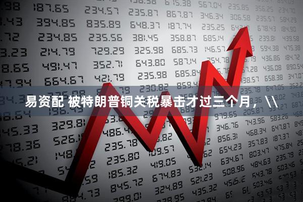 易资配 被特朗普铜关税暴击才过三个月，\